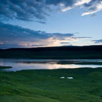 Hayden Valley - moments before sunrise